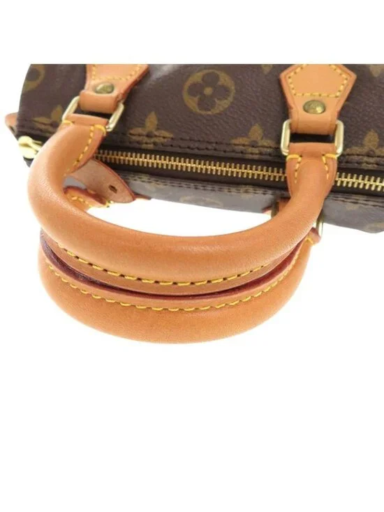 Louis Vuitton Mini Speedy Monogram Handbag 0475 - Picture 6 of 8